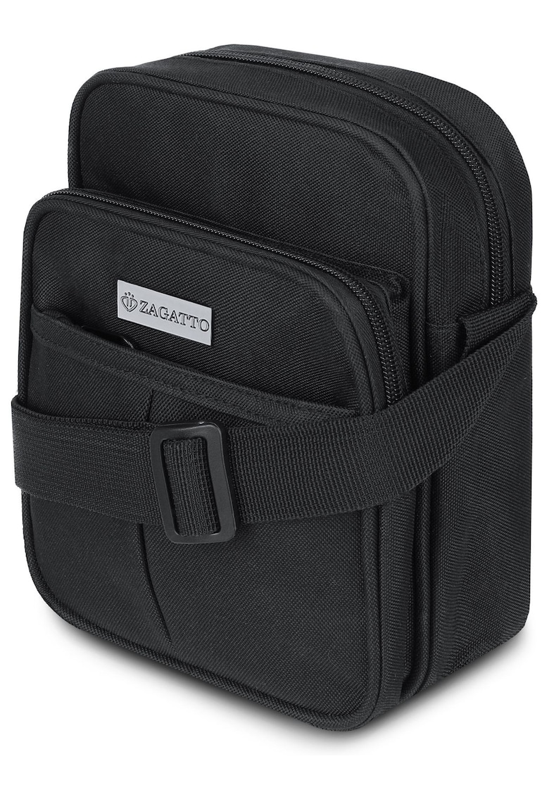 Borseta barbat umar - Neagra - Crossbody - 17x22x8 cm - ZG706 Borseta barbat umar - Neagra - Crossbody - 17x22x8 cm - ZG706