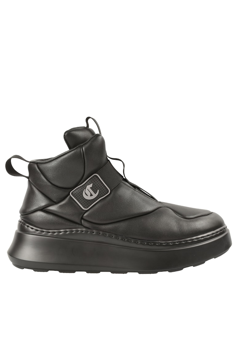 Ghete din piele naturala ZGCC5809 - Negru
