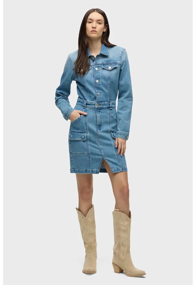 Rochie mini din denim