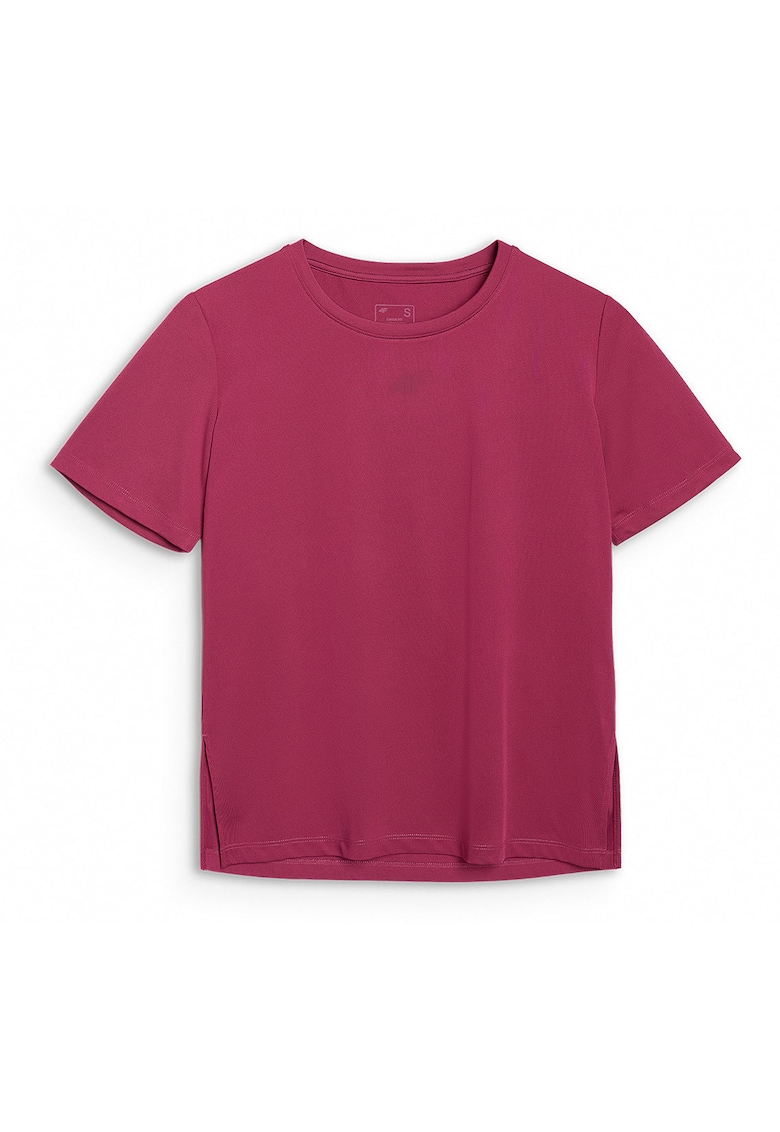 Tricou Antrenament Femei Vin - 4FDry - Rosu inchis