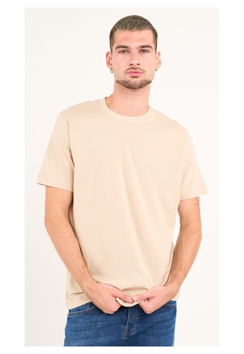 Kenvelo - Tricou barbat cu maneca scurta ( CEMENT - Material: Bumbac