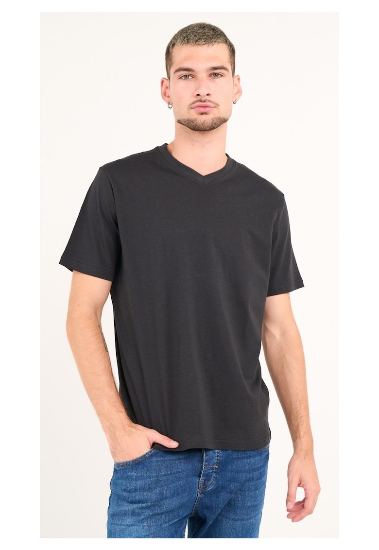 Kenvelo - Tricou barbat cu maneca scurta ( DARK NAVY - Material: Bumbac