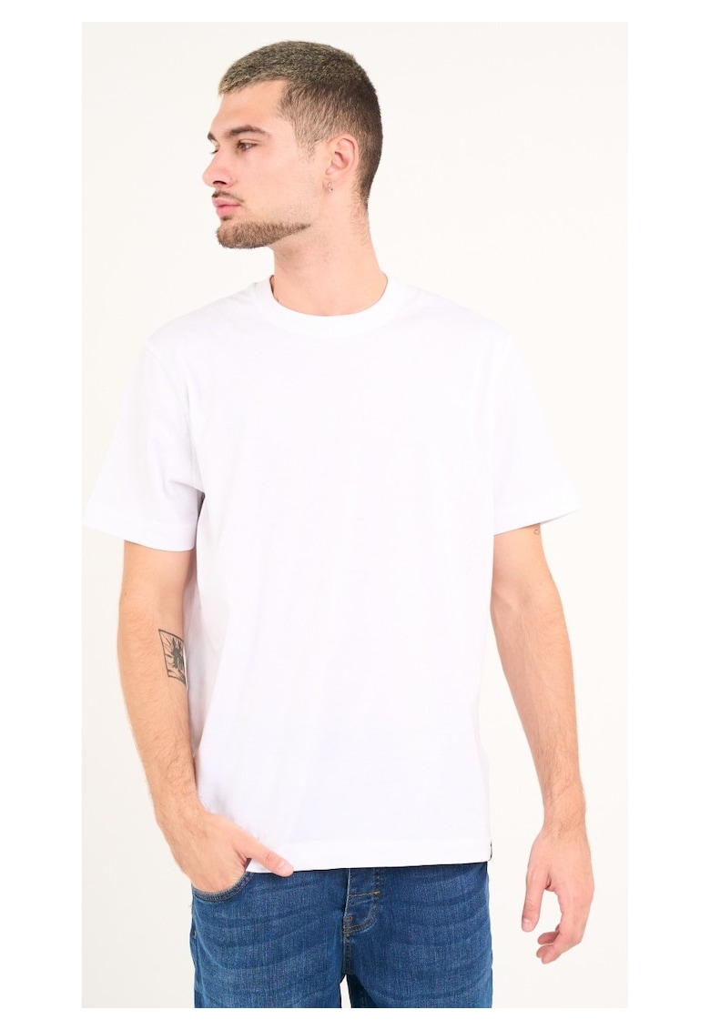 Kenvelo - Tricou barbat cu maneca scurta (WHITE - Material: Bumbac