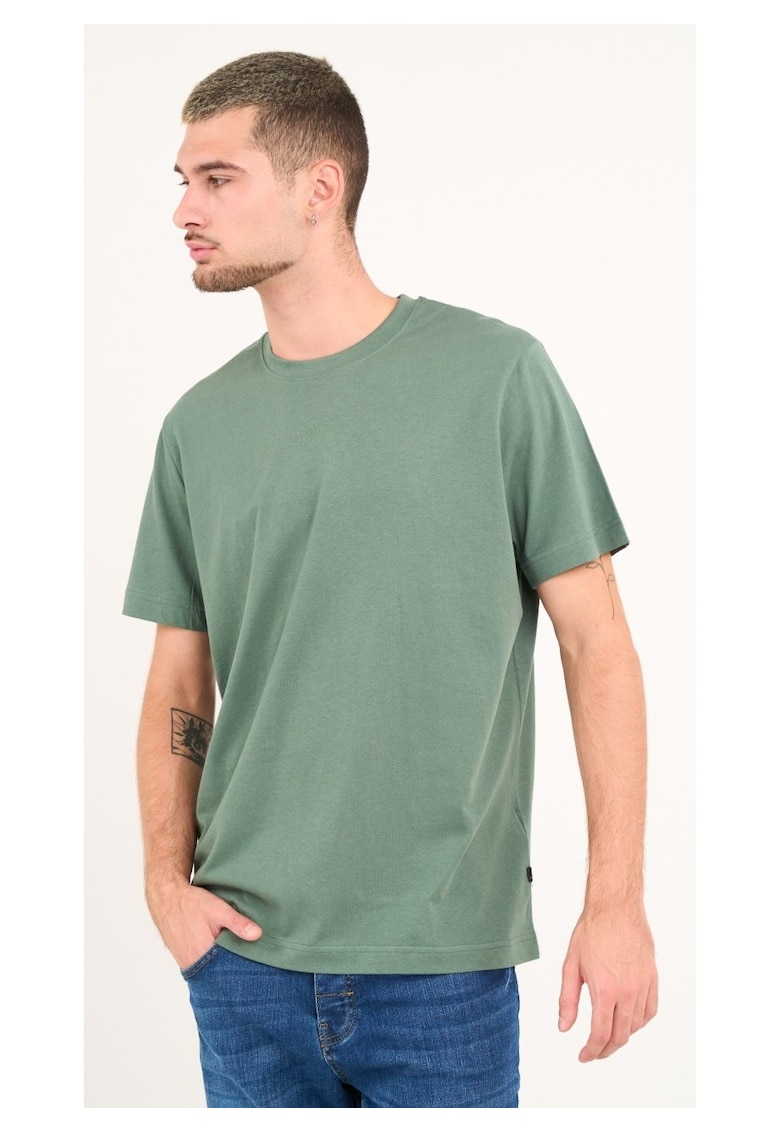 Kenvelo - Tricou barbat cu maneca scurta ( Material: Bumbac - DUCK GREEN