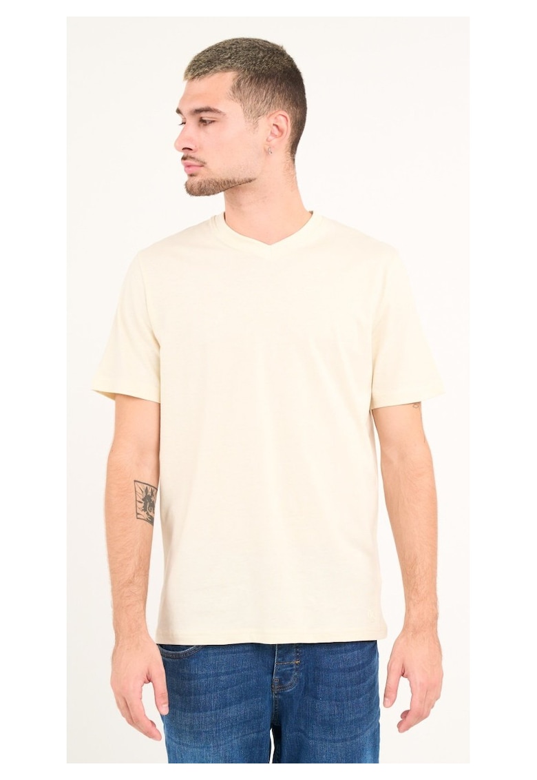 Kenvelo - Tricou barbat cu maneca scurta ( Material: Bumbac - SILVER GREEN