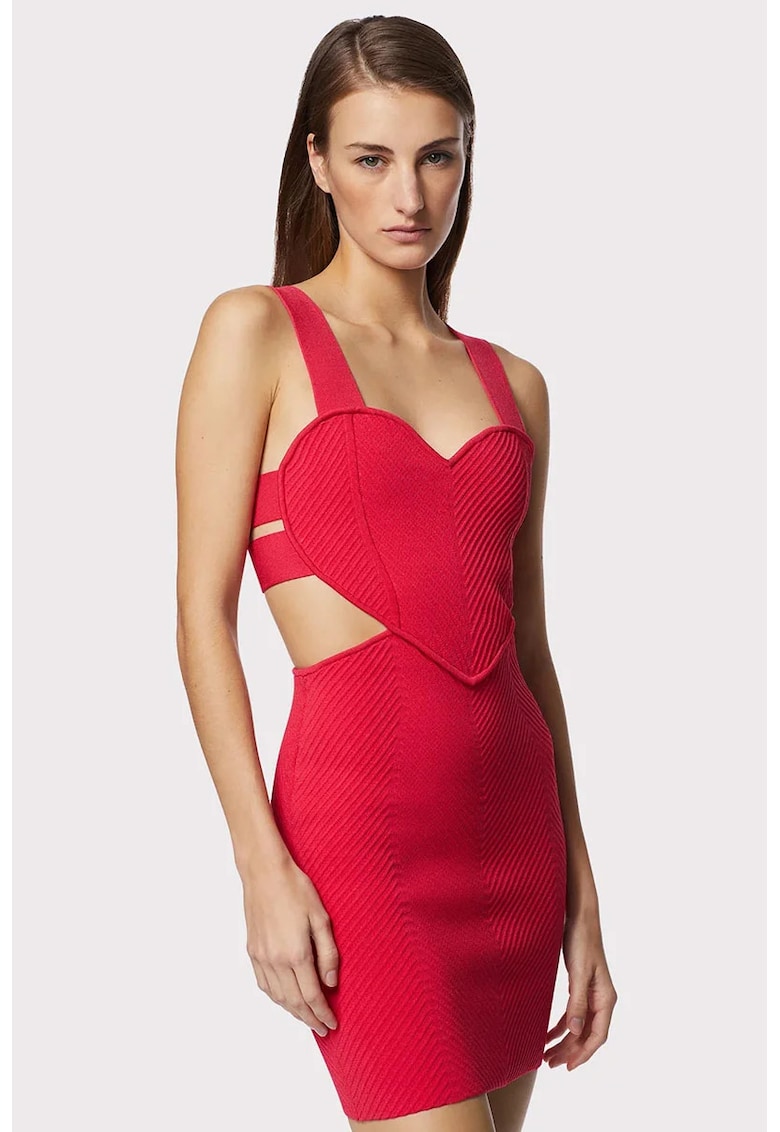 Rochie mini cambrata - cu detaliu in forma de inima