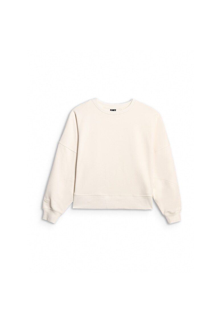 Bluza Oversize Femei Bumbac - 47864 - Crem