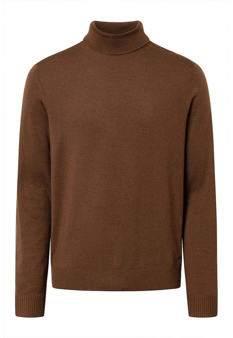 Bluza cu guler inalt cu croi modern