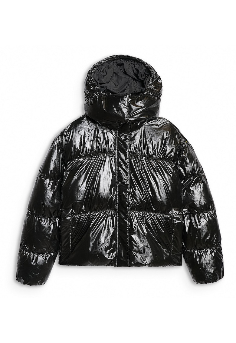 Geaca Puf Dama Negru Impermeabila Usora Sport Casual Femei AW25