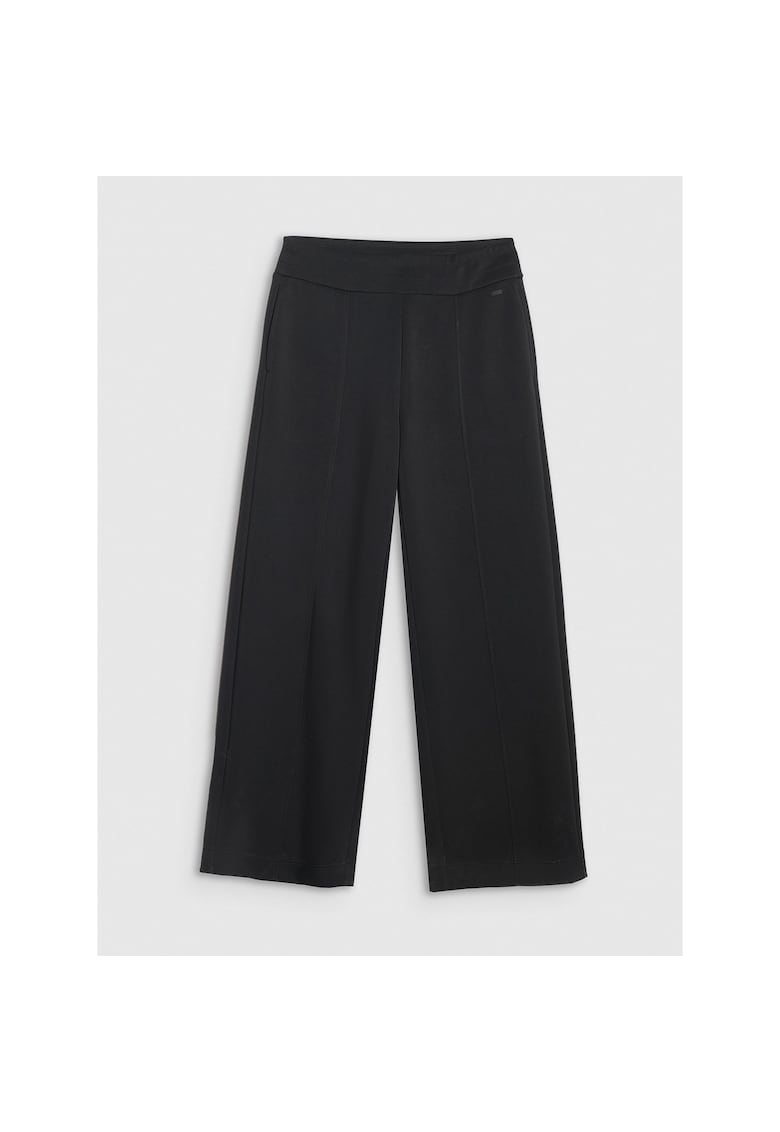 4f Pantaloni trening femei oversize - negru