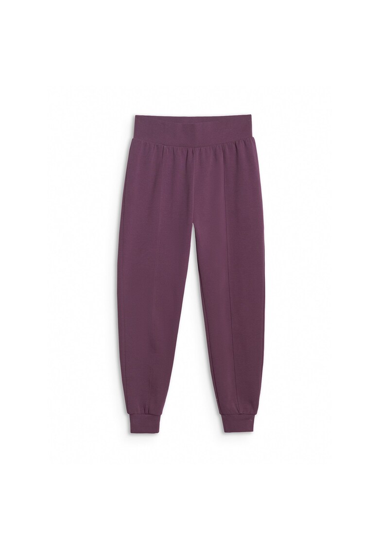 Pantaloni Bumbac - 37954 - Violet inchis