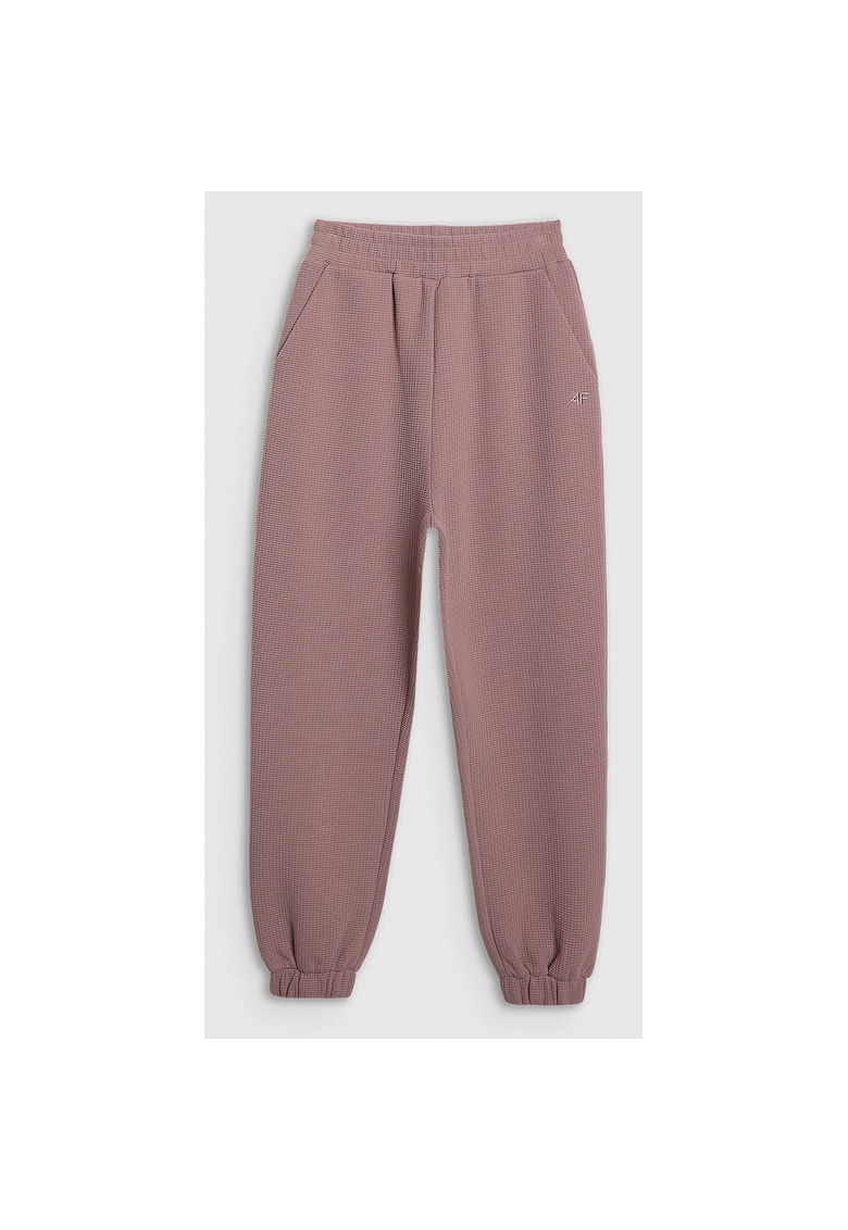 Pantaloni bumbac - regular fit - Maro inchis