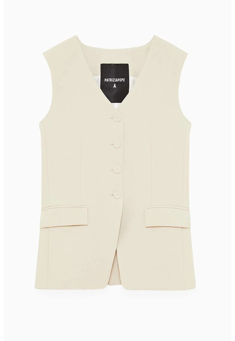 Vesta cambrata - cu inchidere prin nasturi