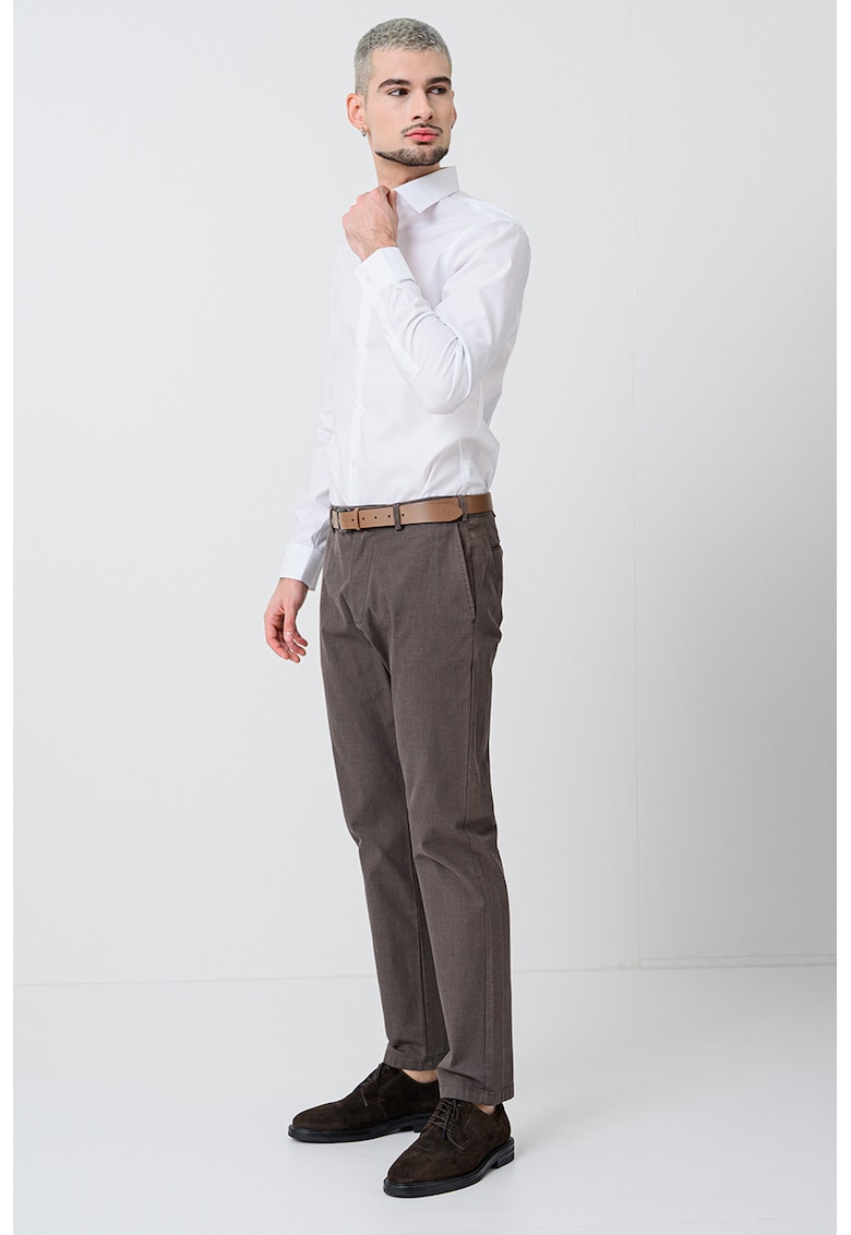 Camasa slim fit - Alb optic