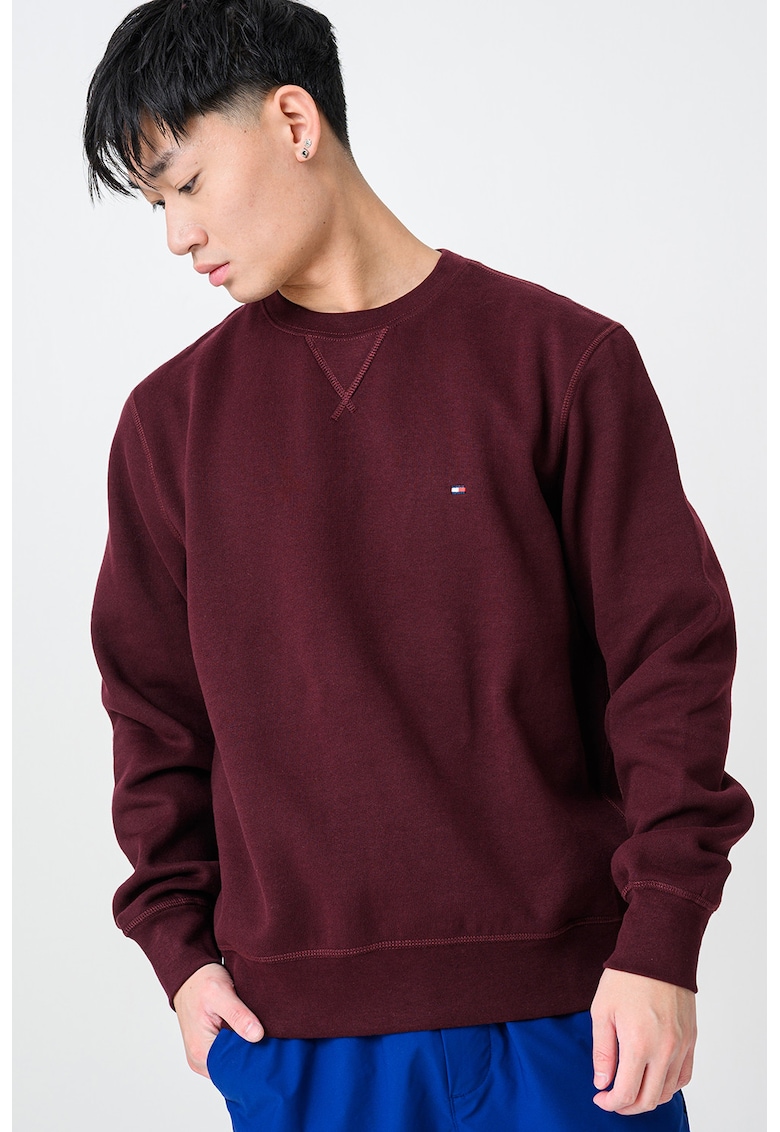 Bluza de trening din amestec de bumbac cu logo discret