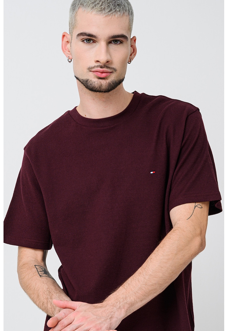 Tricou din bumbac cu decolteu rotund