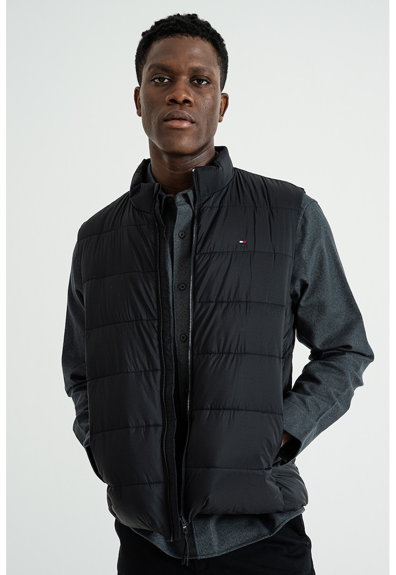 Vesta cu vatelina si guler scurt