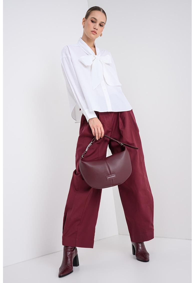 Pantaloni lejeri cu talie inalta