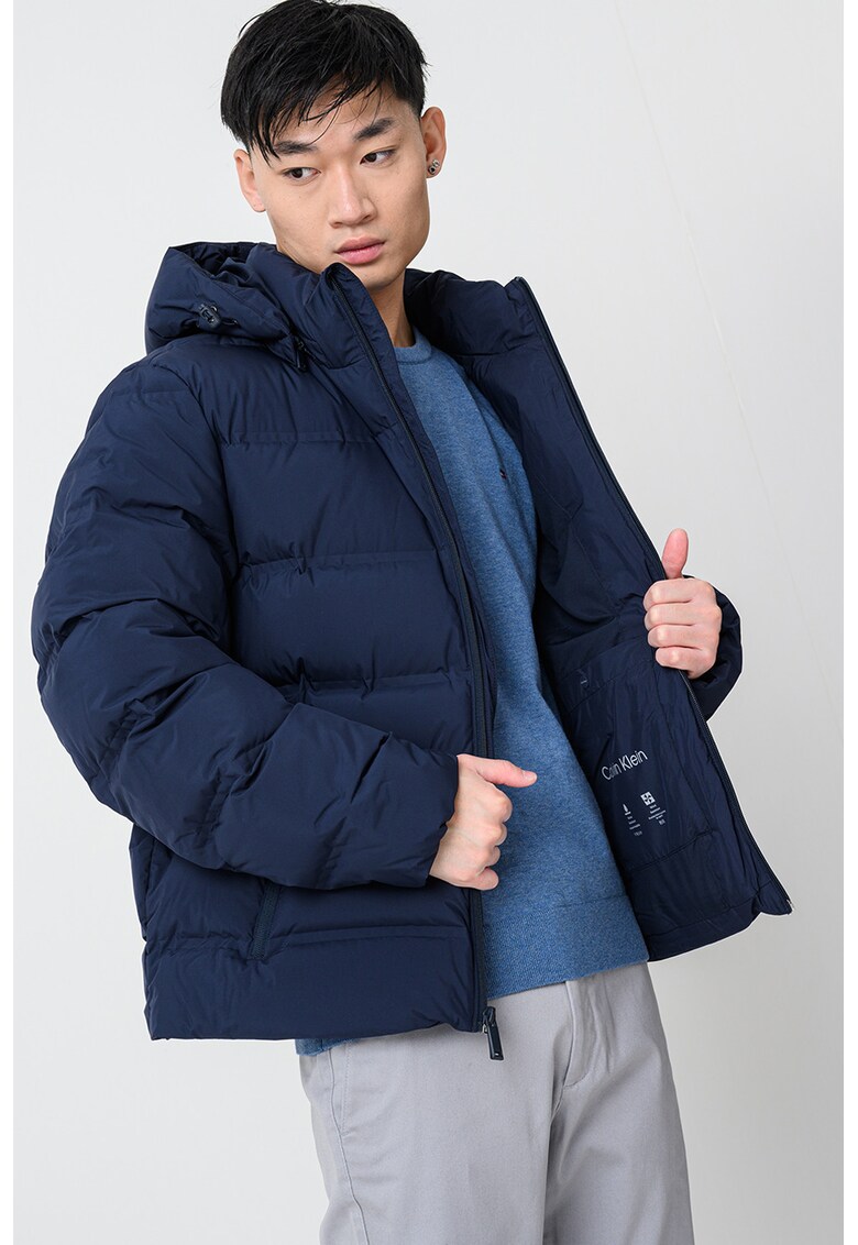 Geaca cu umplutura de puf - Albastru ultramarin