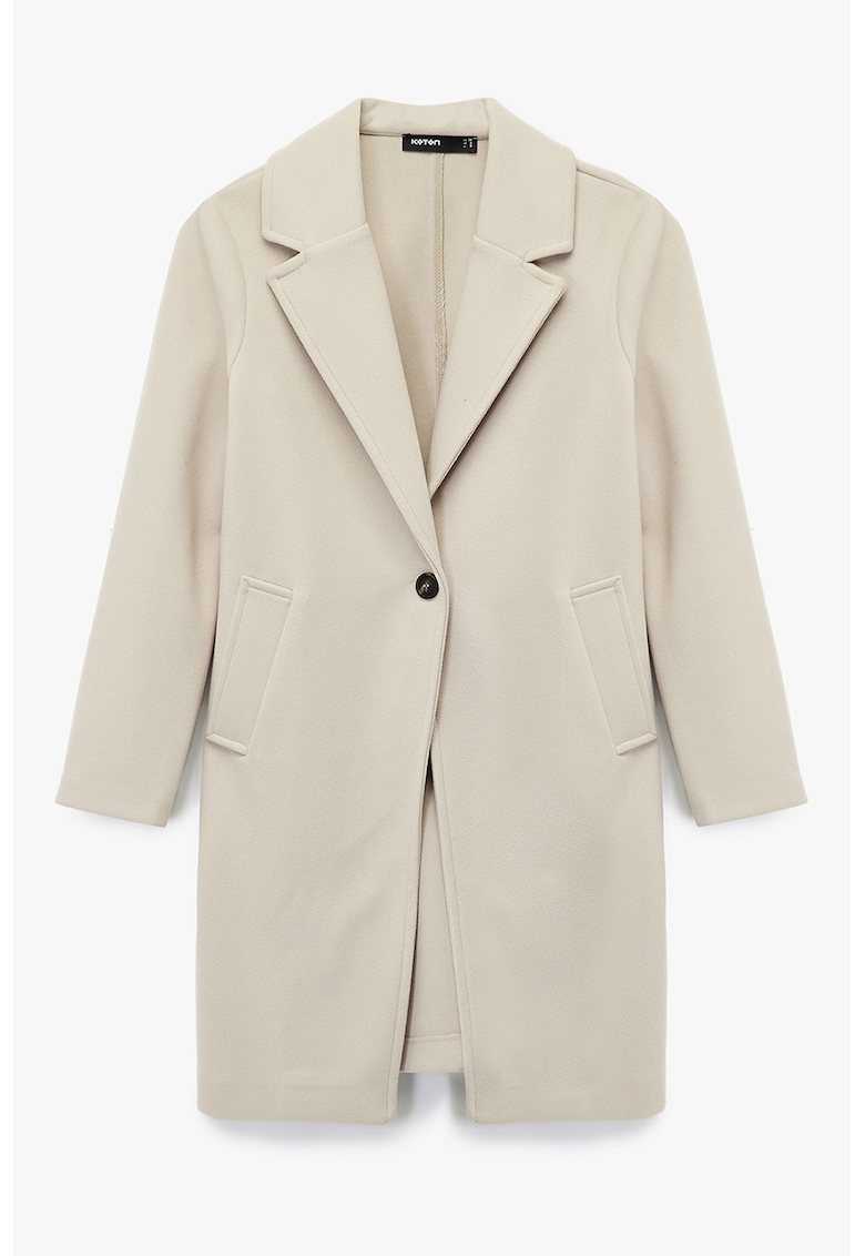 Palton midi cu un nasture