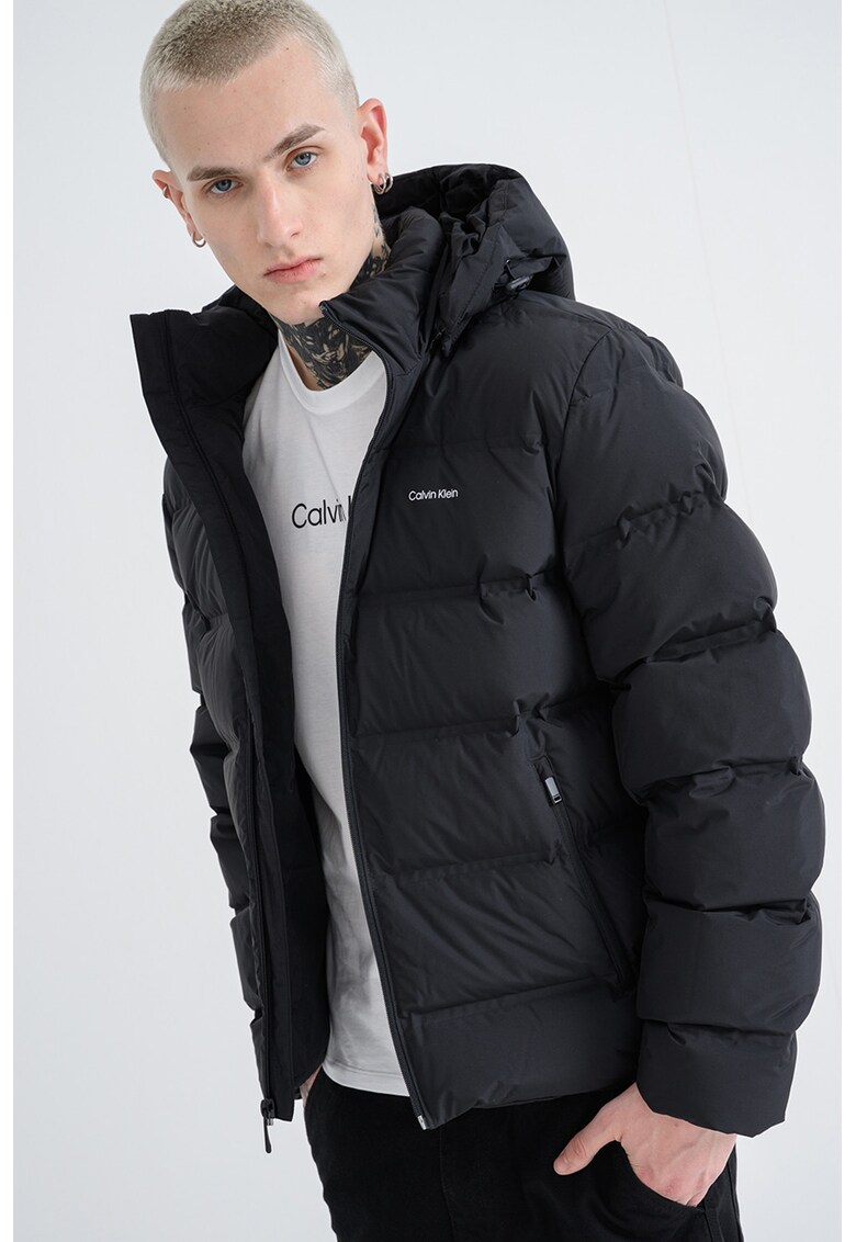 Geaca cu umplutura de puf - Negru