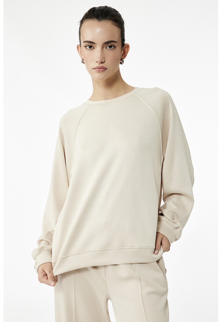 Bluza lejera de trening cu maneci raglan