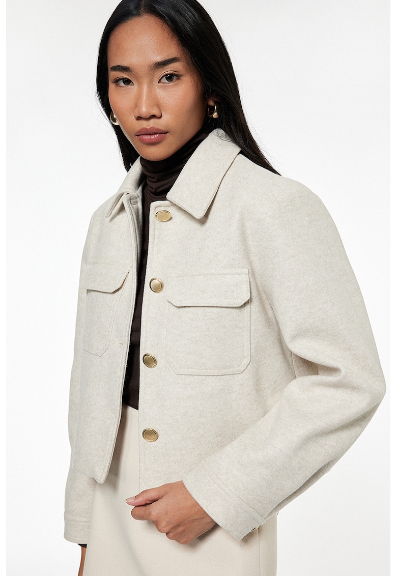 Jacheta regular fit cu nasturi