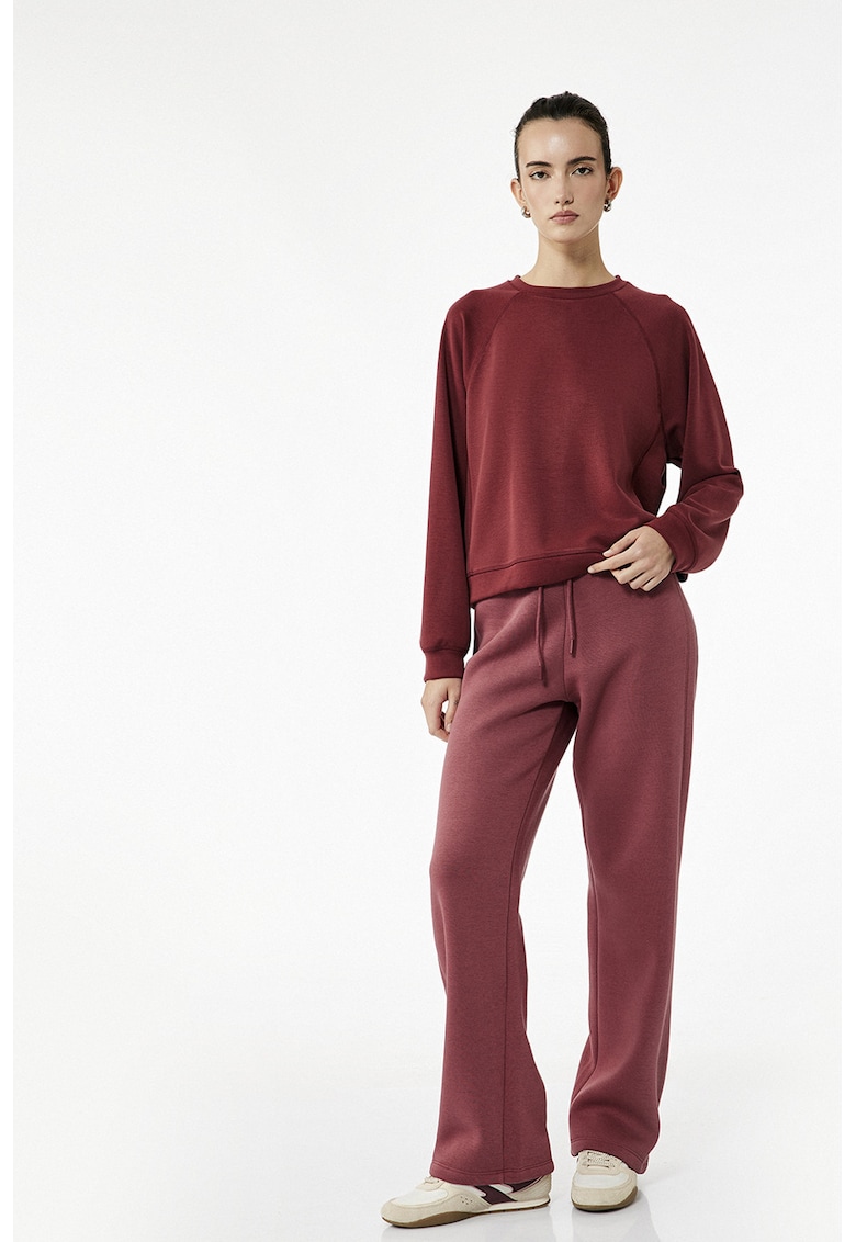 Pantaloni de trening drepti cu snur