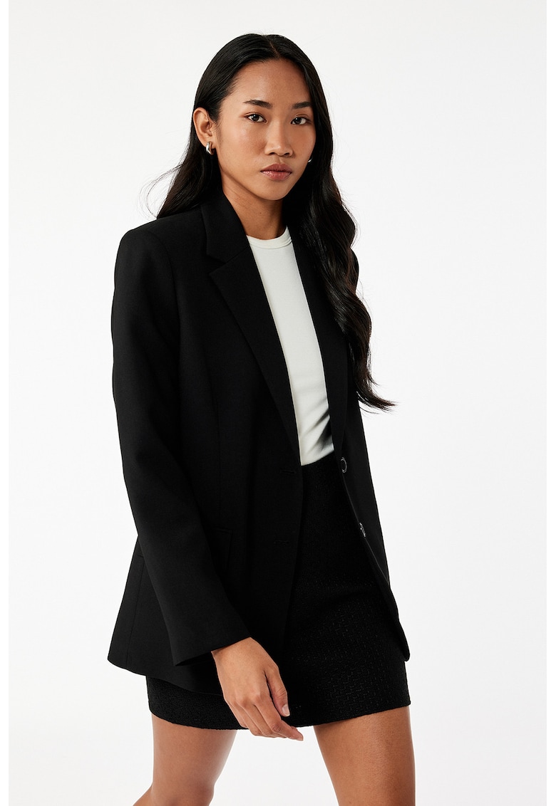 Fusta mini din tuid cu croiala in A