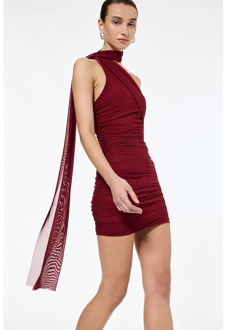 Rochie mini cu volane