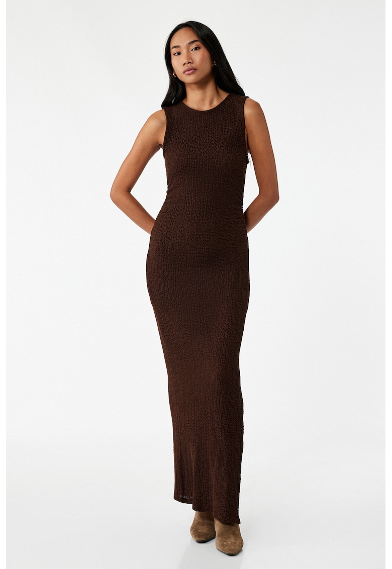 Rochie cambrata cu aspect texturat Rochie cambrata cu aspect texturat