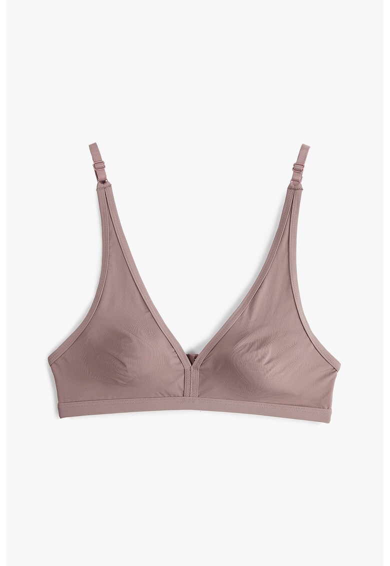 Sutien din material moale cu bretele ajustabile