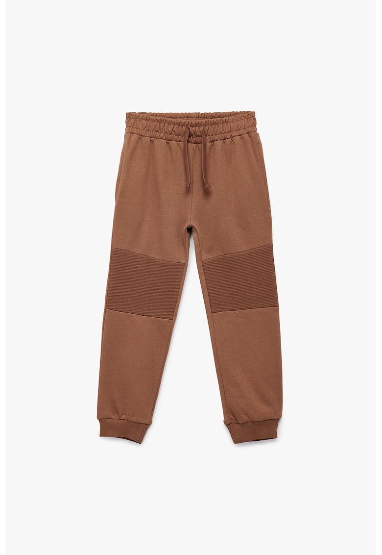 Bluza de trening din bumbac cu model uni