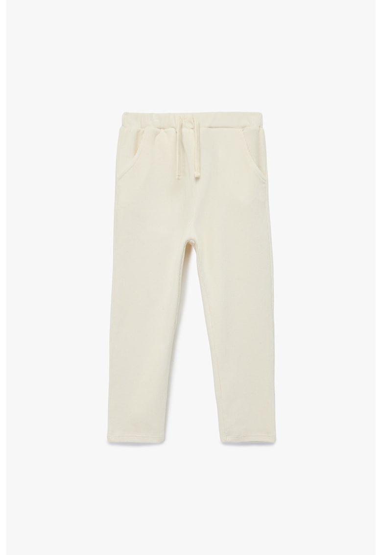 Pantaloni conici din amestec de bumbac