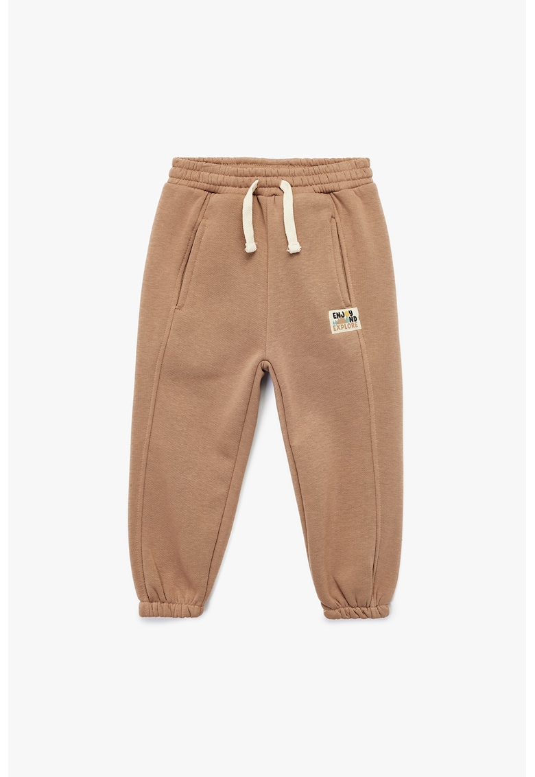 Pantaloni de trening cu model uni