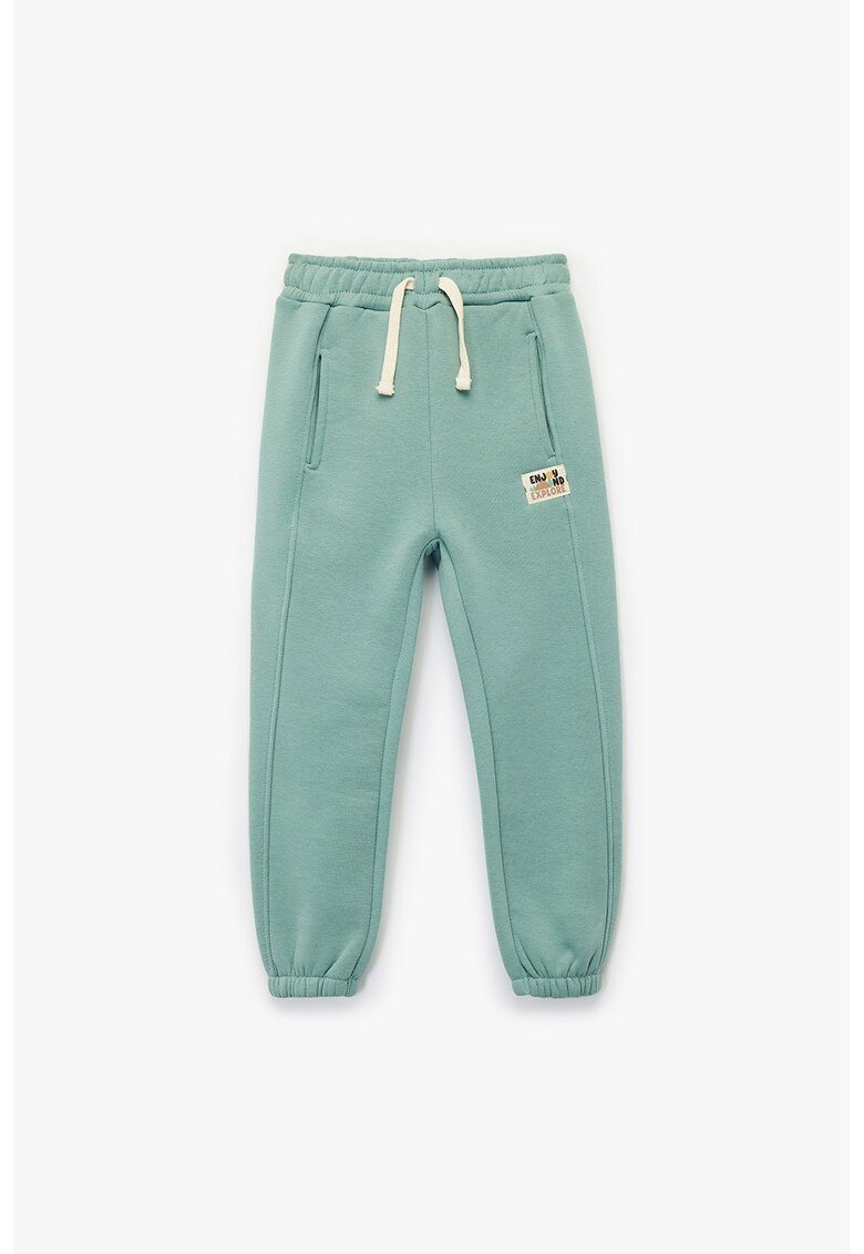 Pantaloni de trening cu model uni