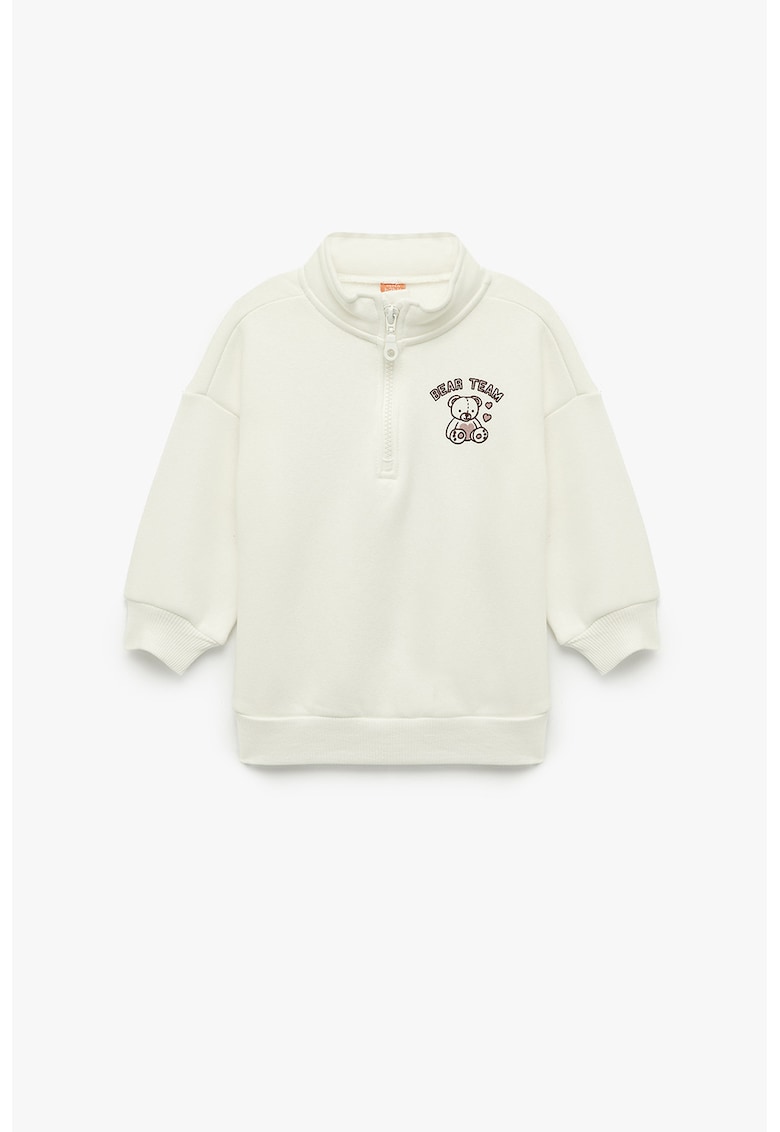 Bluza de trening cu imprimeu grafic pe partea din spate