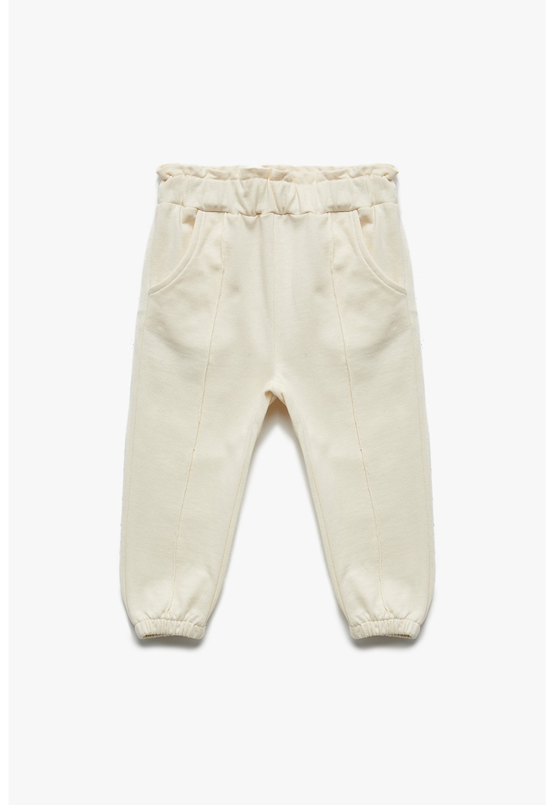 Pantaloni din bumbac cu buzunare laterale