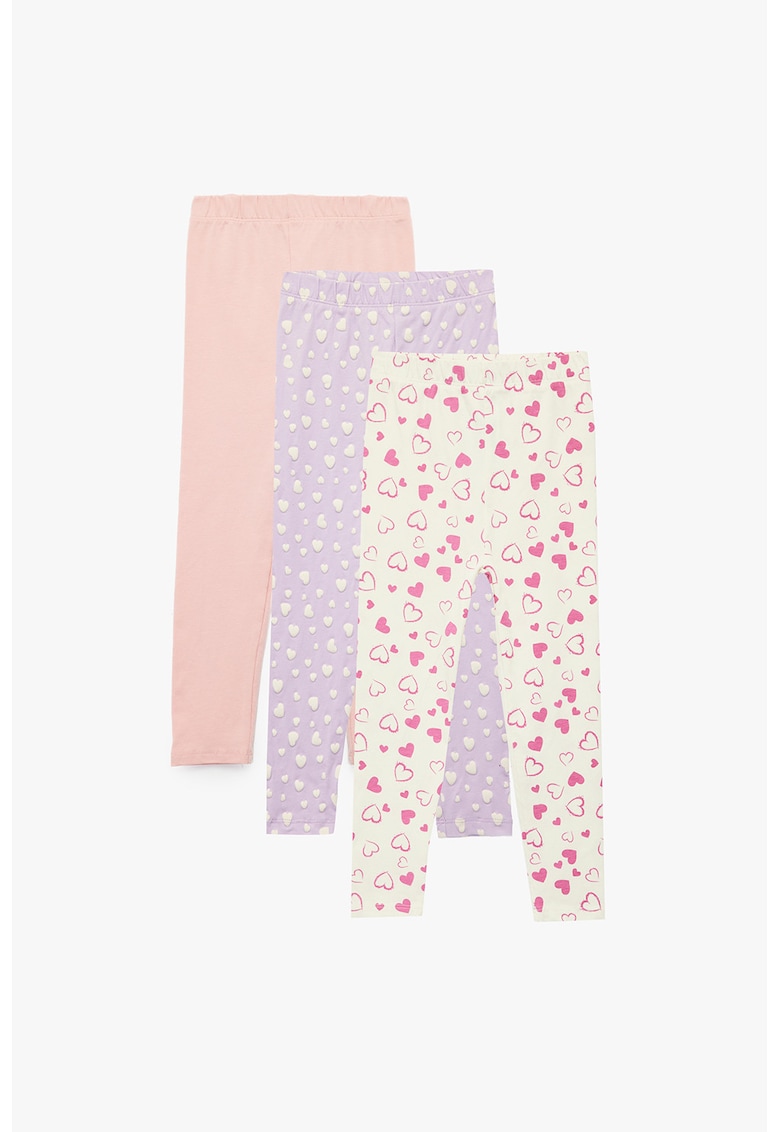 Set de colanti din amestec de bumbac - 3 perechi