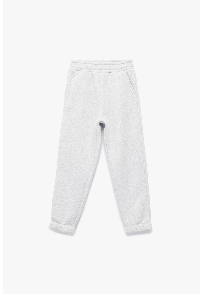 Pantaloni de trening din bumbac cu snur