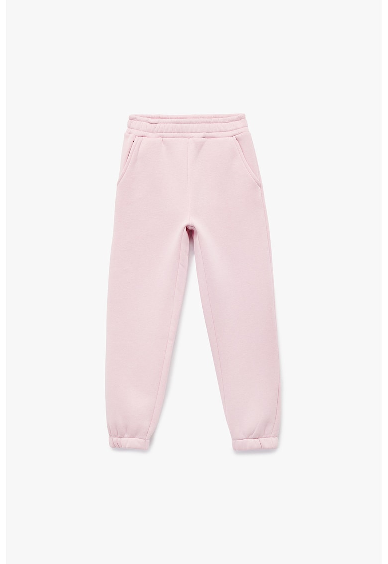 Pantaloni de trening din bumbac cu snur