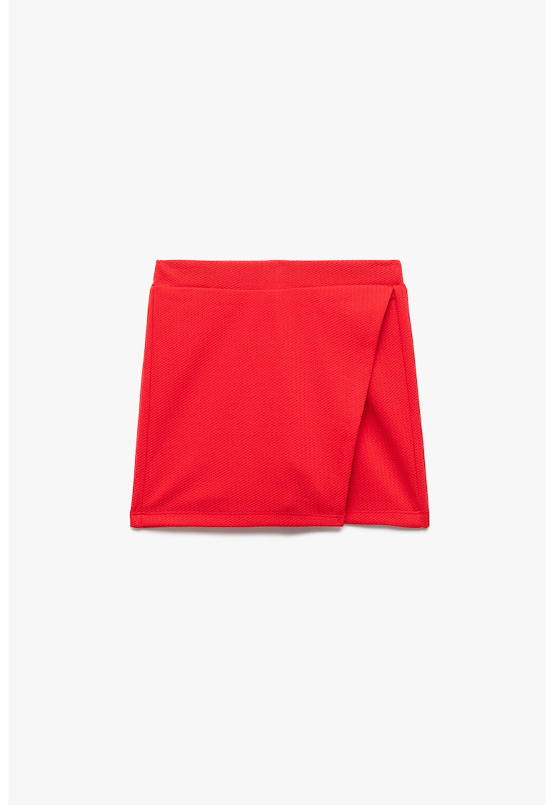 Fusta-pantalon mini cu talie inalta