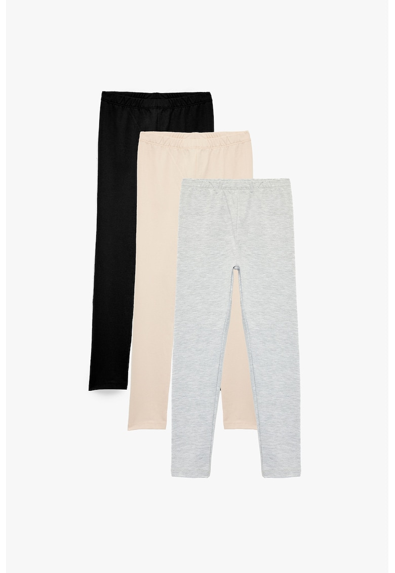 Set de colanti din amestec de bumbac - 3 perechi