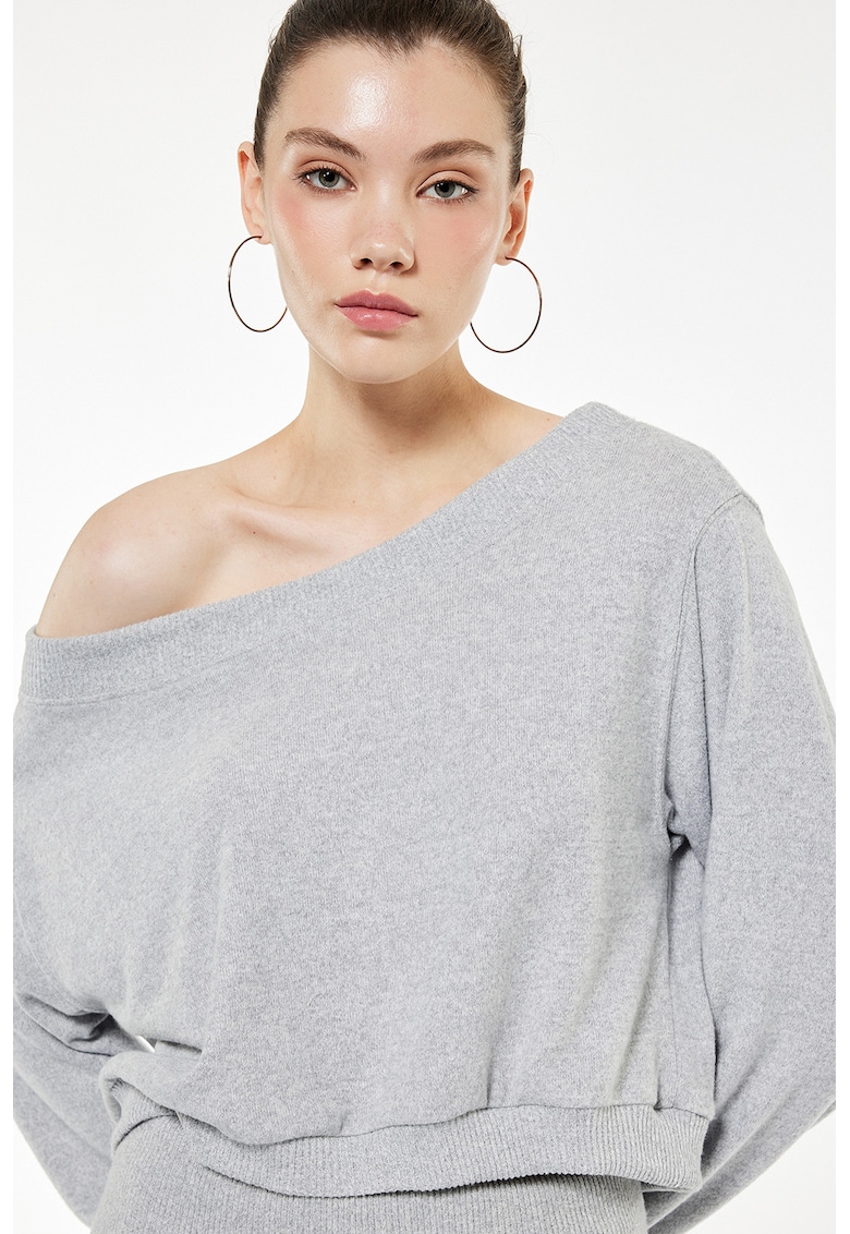 Bluza de trening lejera cu decolteu pe umeri