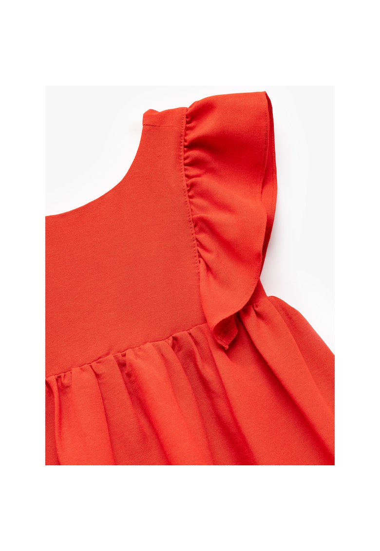 Rochie fara maneci din amestec de in