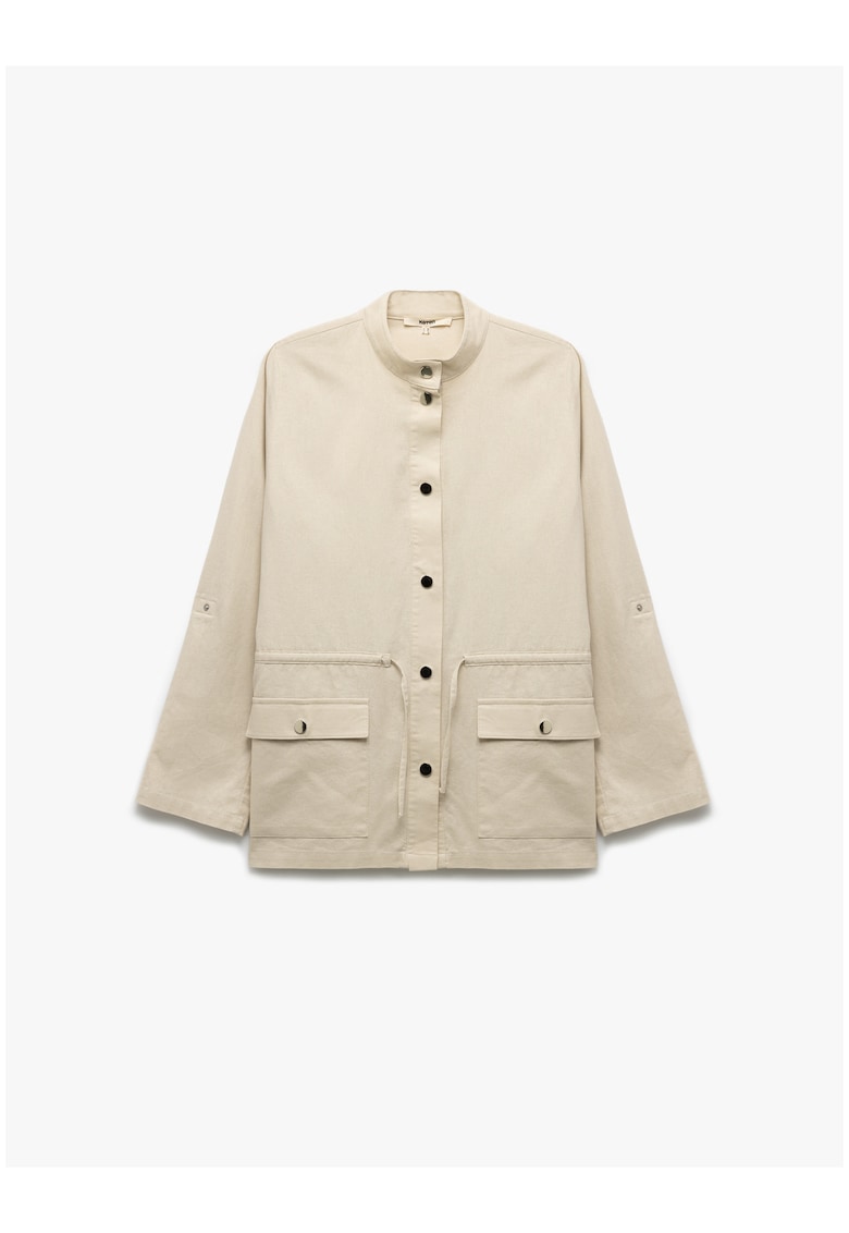 Jacheta de in cu buzunare laterale