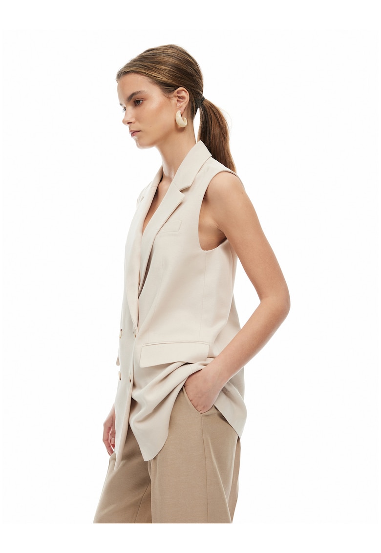 Vesta supradimensionata din amestec de in