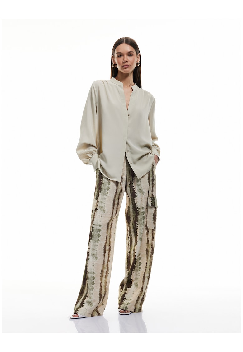 Camasa vaporoasa cu maneci lungi