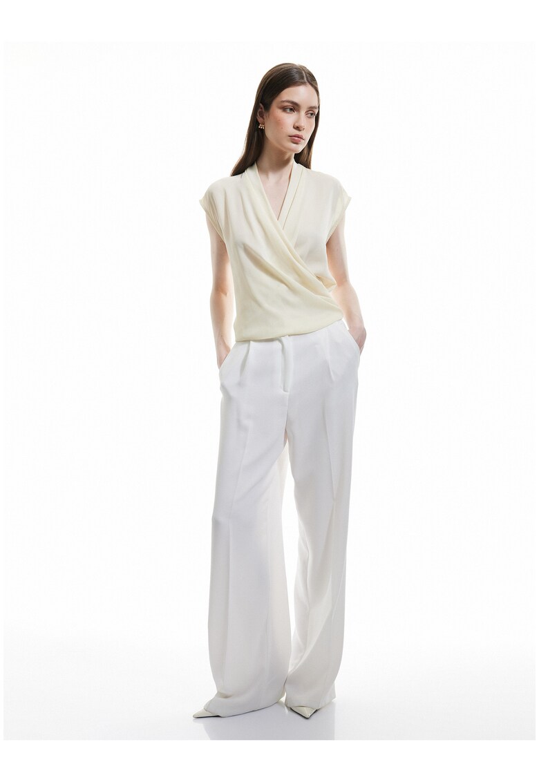 Bluza cu decolteu cache coeur