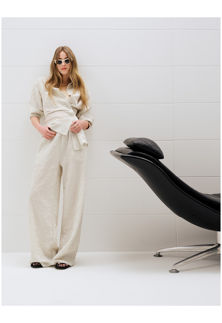 Camasa supradimensionata cu aspect sifonat